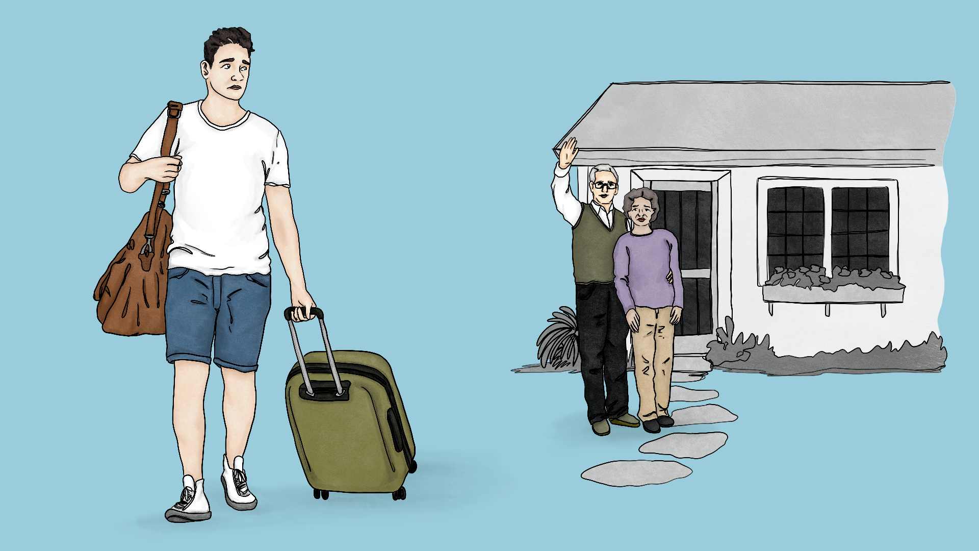 Flytte, hjemlengsel, bo alene 