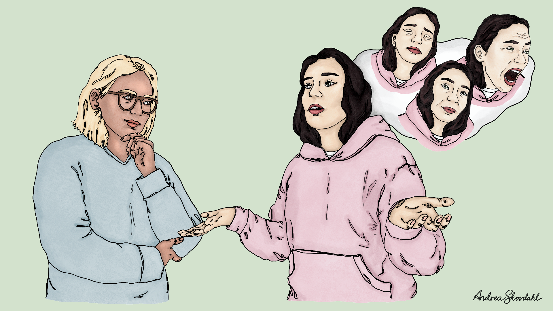 Illustrasjon Andrea Skovdahl