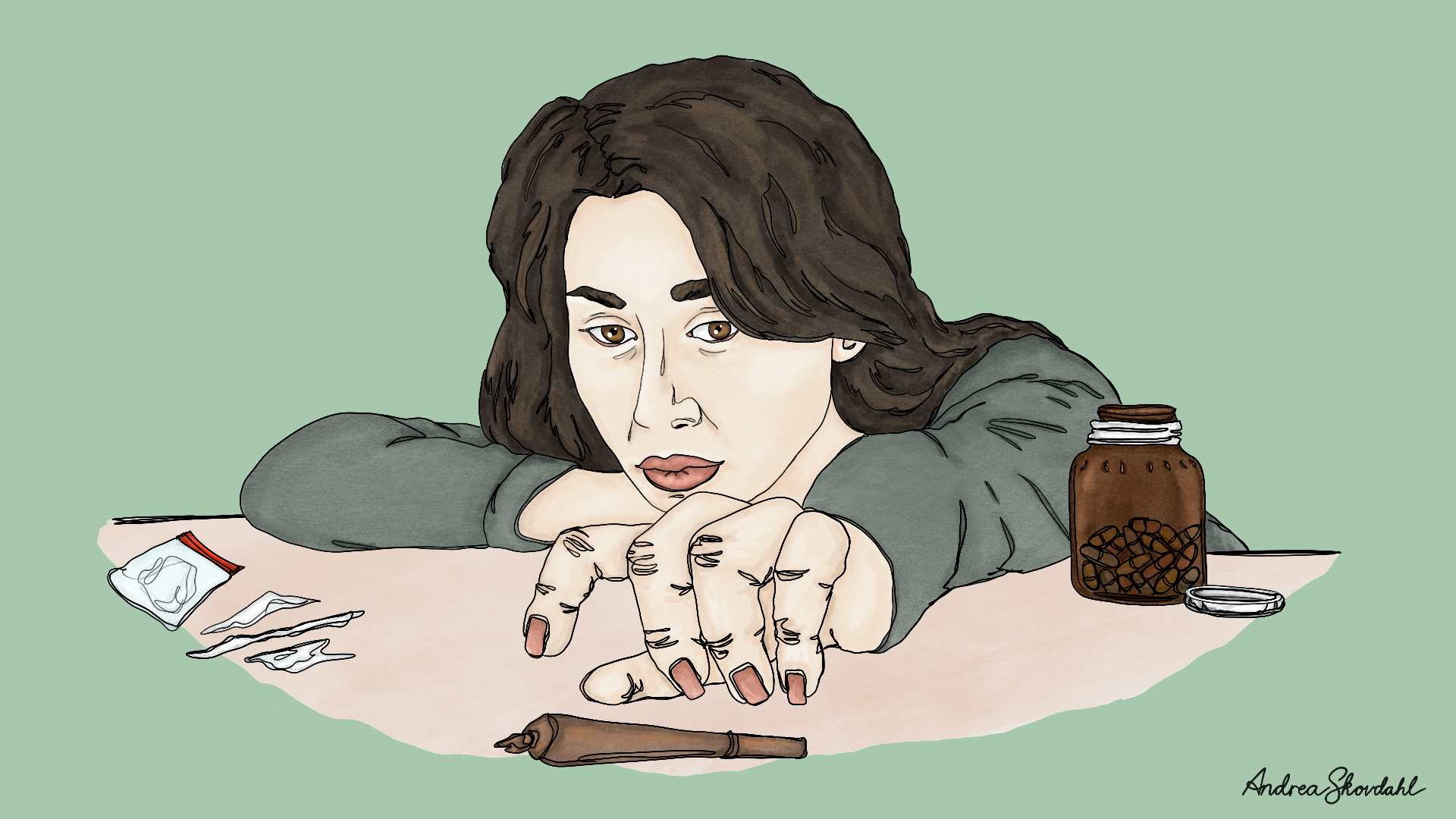 Illustrasjon Andrea Skovdahl